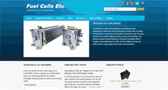 Desktop Screenshot of fuelcellsetc.com